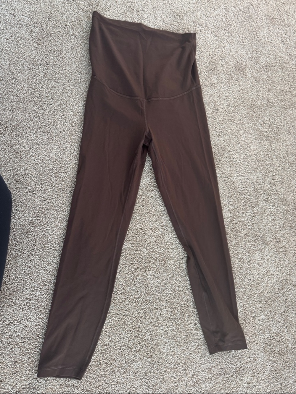 CRZ YOGA Brown High-Waist Maternity Leggings